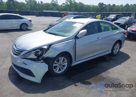 2014 Hyundai Sonata Gls z USA, uszkodzony, nr VIN 5NPEB4AC9EH894414